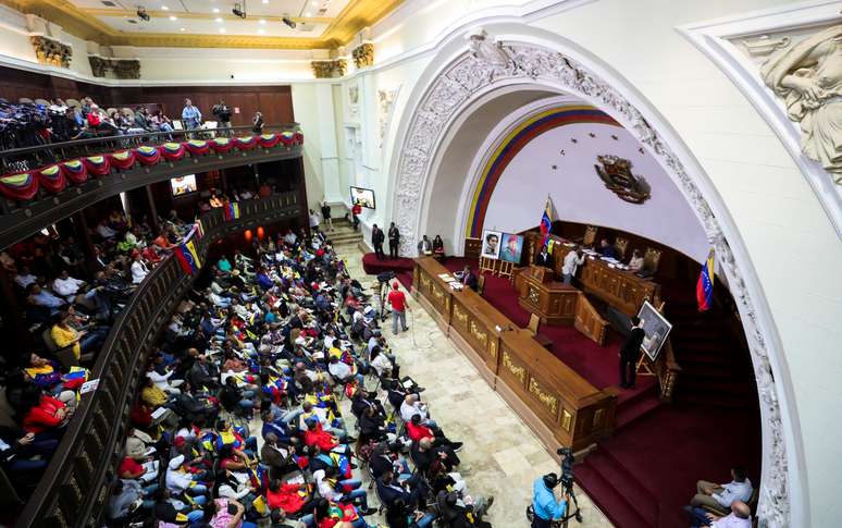 Sessão da Assembleia Nacional Constituinte em Caracas
12/08/2019 REUTERS/Manaure Quintero