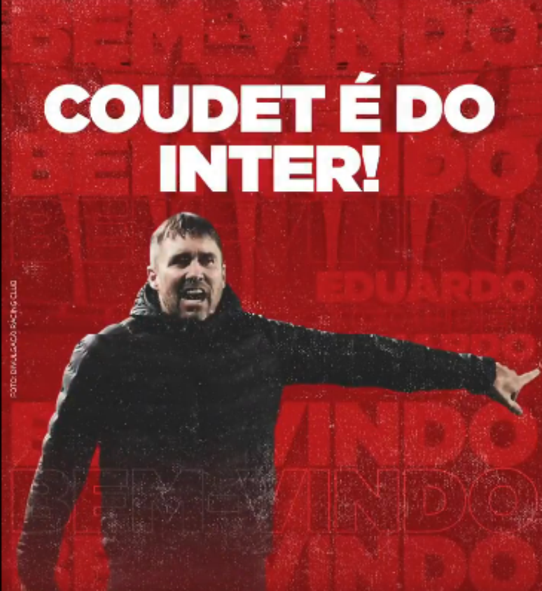 Coudet foi oficializado pelo Inter na tarde desta segunda-feira (Foto: Reprodução)