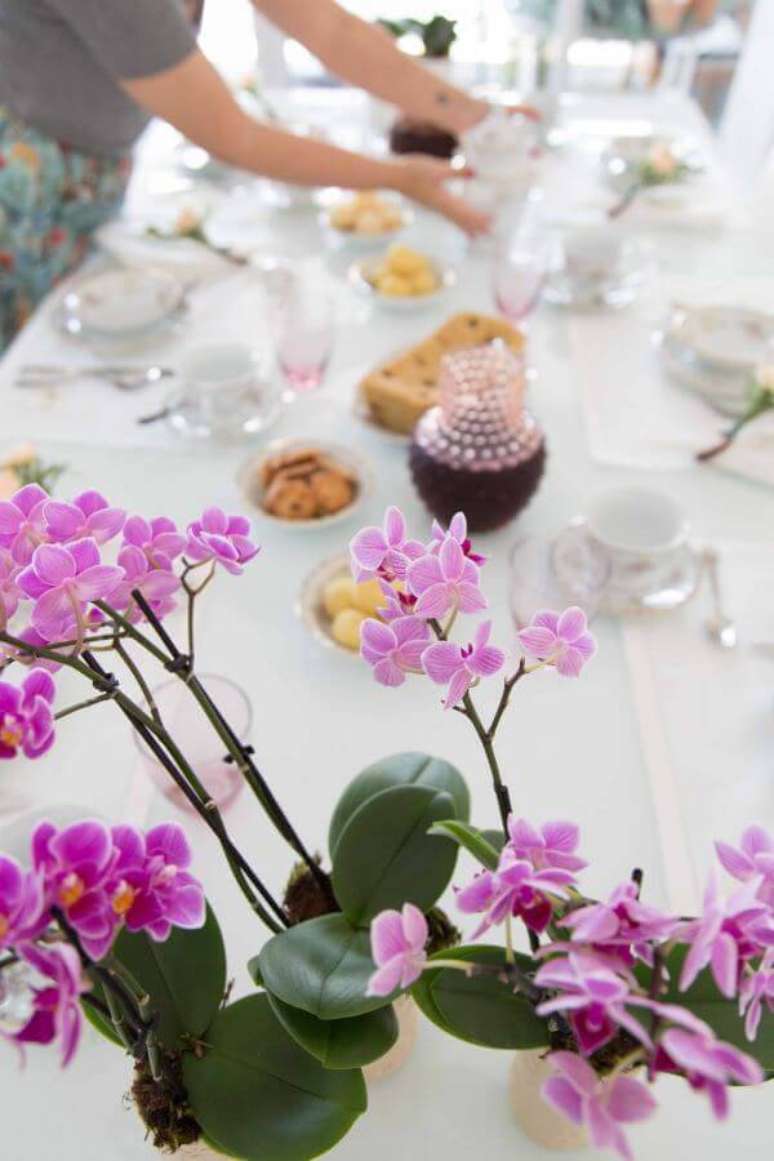 38. Mini orqu&iacute;deas raras no tom violeta &ndash; Via: La Marcon