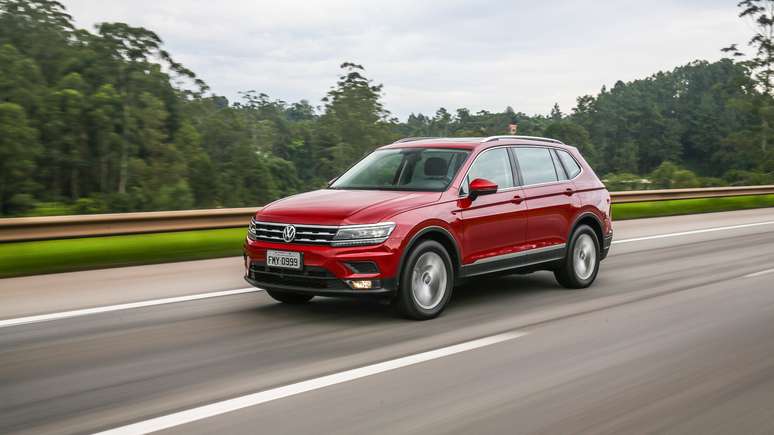 O Tiguan Allspace é o 13º colocado no ranking brasileiro de SUVs.