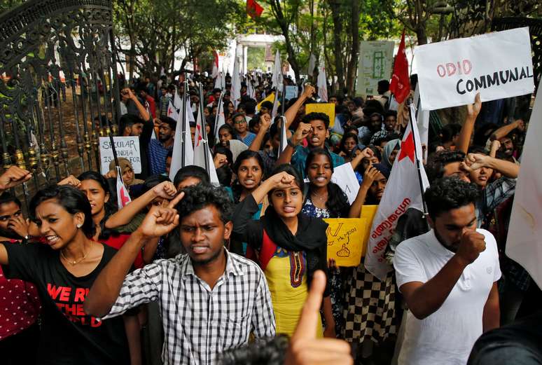 Protesto contra lei da cidadania na Índia
18/12/2019
REUTERS/Sivaram V
