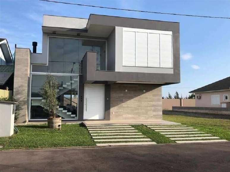 21. Modelo de casas lindas e modernas com paredes de vidro &ndash; Foto: Compplex Arquitetura