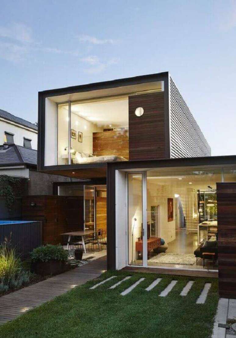 25. Contêiner são ótimos para fazer casas lindas e modernas – Foto: ArchDaily