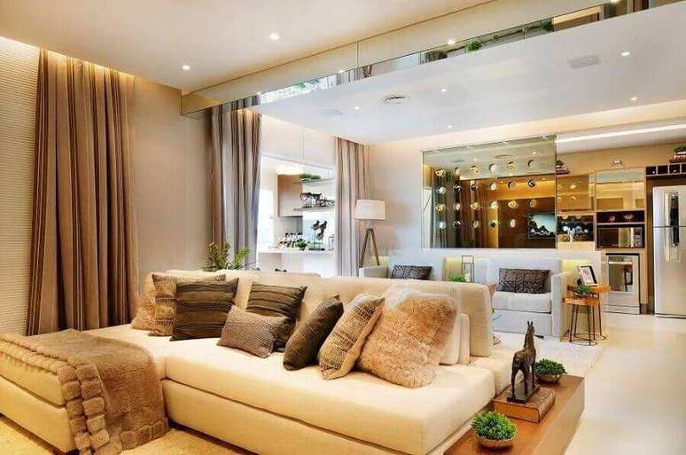 7. Comumente as casas lindas por dentro seguem o mesmo padr&atilde;o da fachada &ndash; Foto: Quitete & Faria