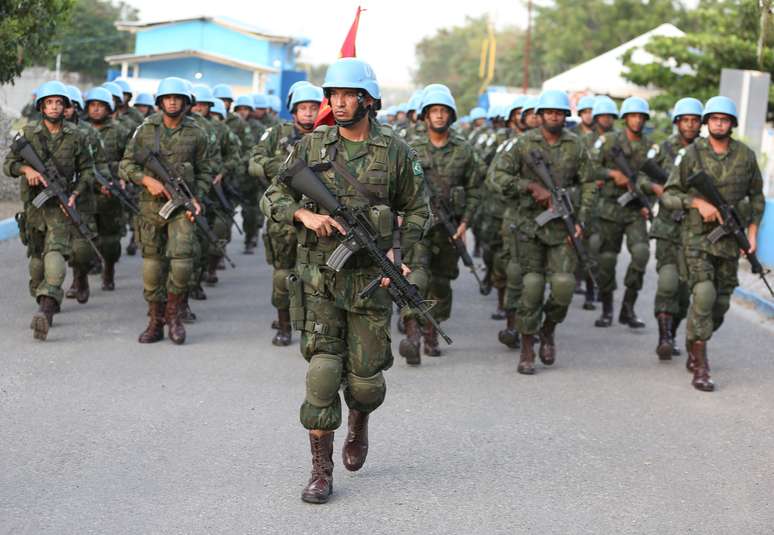 Membros das For&ccedil;as de Paz da ONU no Haiti
31/08/2017
REUTERS/Jeanty Junior Agustin