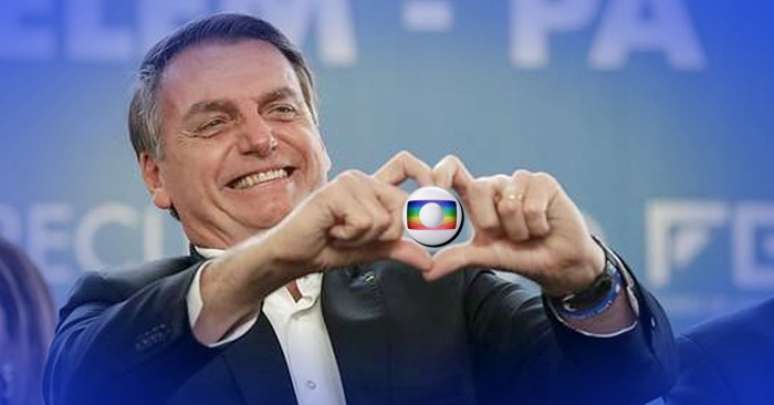 O presidente recuou a artilharia pesada contra a imprensa e a Globo