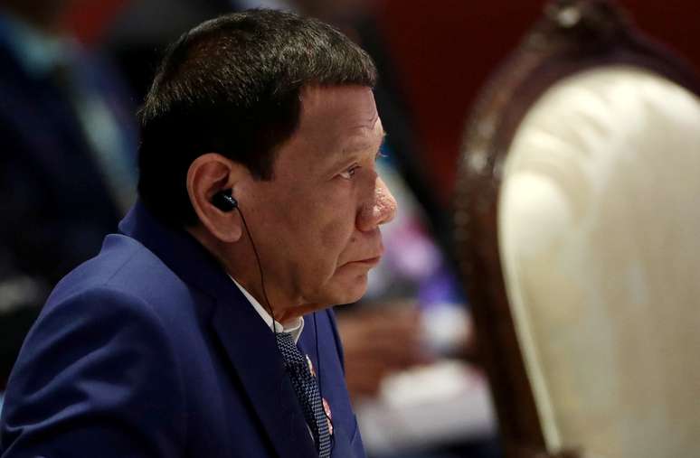 Presidente das Filipinas, Rodrigo Duterte, durante reunião em Bangcoc
02/11/2019 REUTERS/Athit Perawongmetha