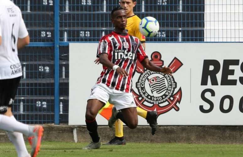 Jovem atacante do Tricolor se envolveu em confusão neste final de semana (Foto: Igor Amorim/saopaulofc.net)