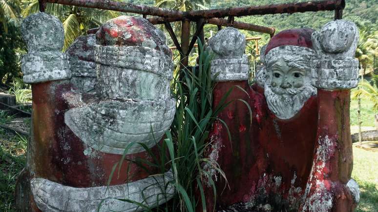 Muitos brinquedos em pior estado já foram retirados do jardim