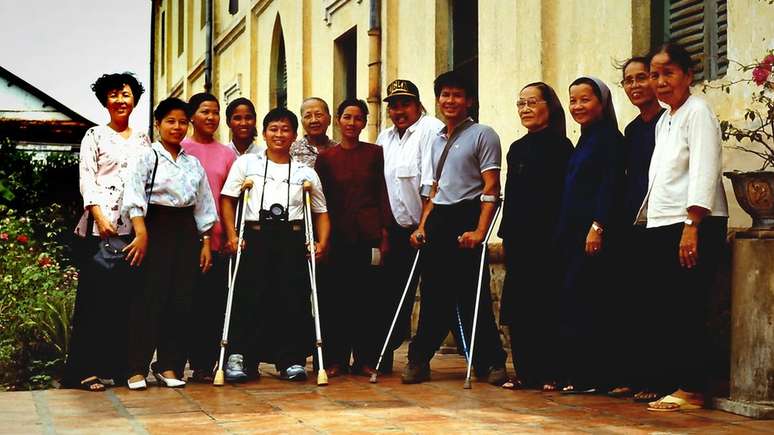 A visita ao orfanato foi muito emocionante