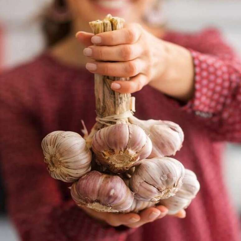 1. O alho é um dos melhores medicamentos da natureza. Fonte: Pinterest