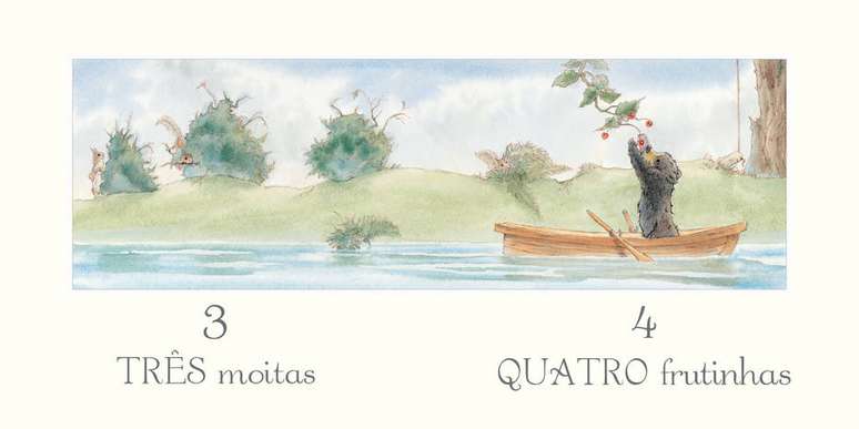 Em 'Urso e Barco', o urso entra em um barco e passa por animais e plantas, at&eacute; se deparar com uma situa&ccedil;&atilde;o perigosa
