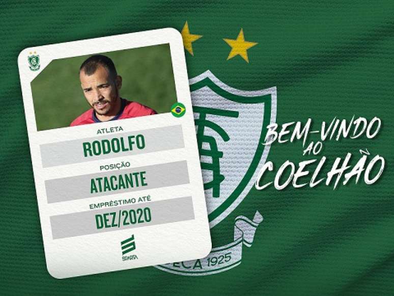 Rodolfo fica no Coelho até o fim da temporada 2020- (Reprodução/América-MG)