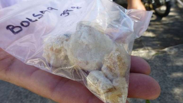 A pasta base &eacute; uma das drogas que preocupa as autoridades uruguaias