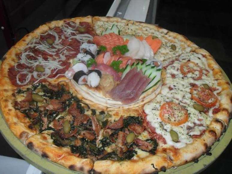 Pizzaria ficou conhecida pelos sabores exóticos de cobertura 
