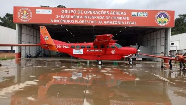 Fundo da Amazônia foi usado para comprar essa aeronave que custou R$ 12 milhões e foi usada para combater incêndios na Amazônia em agosto