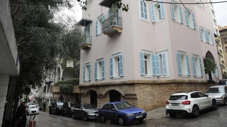 Esta casa em Beirute pertence a Ghosn. A esposa dele, Carole, nasceu na capital libanesa