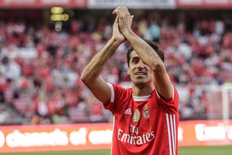 Jonas fez história com a camisa dos Encarnados (Foto: Divulgação/Benfica0