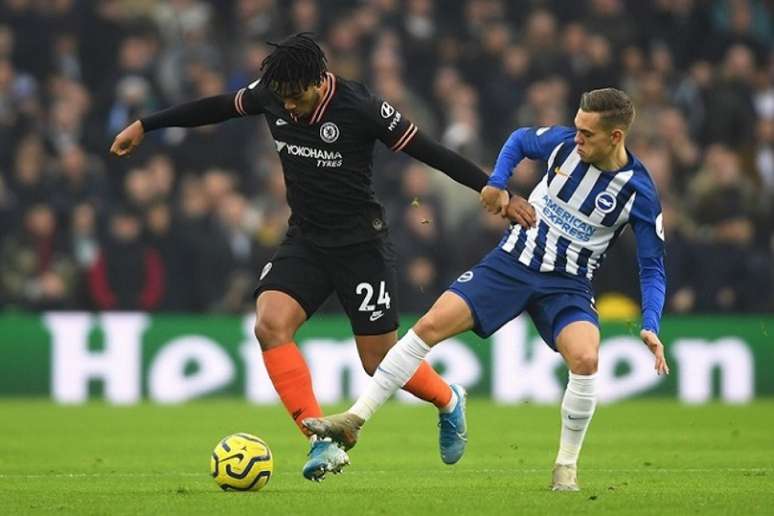 Brighton e Chelsea empataram em 1 a 1, nesta quarta-feira (Foto: Twitter / Chelsea)