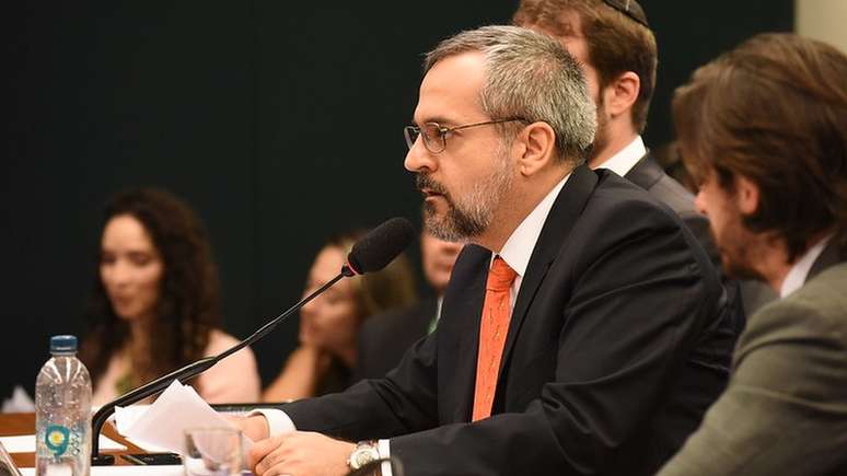 Abraham Weintraub em audiência na Câmara em dezembro, para explicar declarações polêmicas sobre plantações de maconha em universidades federais