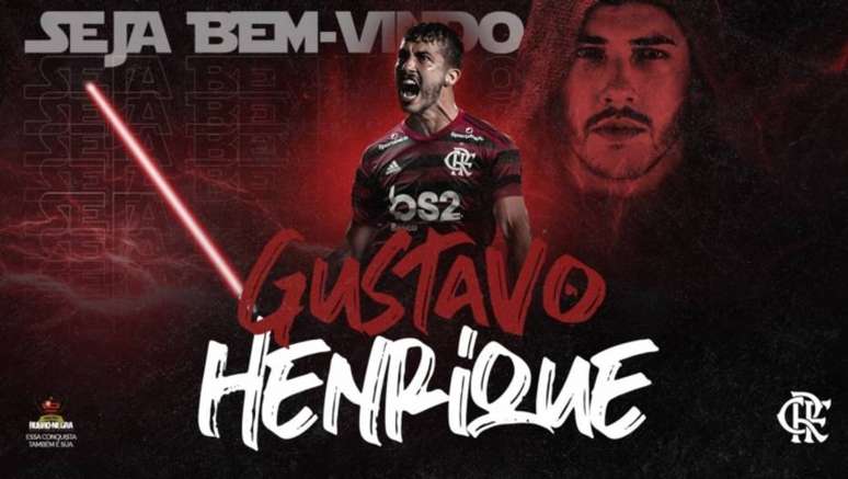 Flamengo usou temática da saga Star Wars para anunciar Gustavo Henrique nas redes sociais