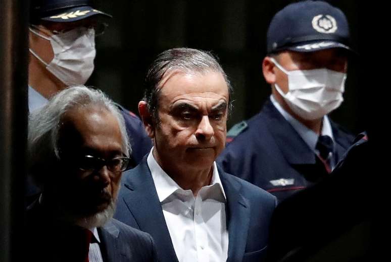 Ex-presidente da Nissan, Carlos Ghosn, em T&oacute;quio
25/04/2019
REUTERS/Issei Kato