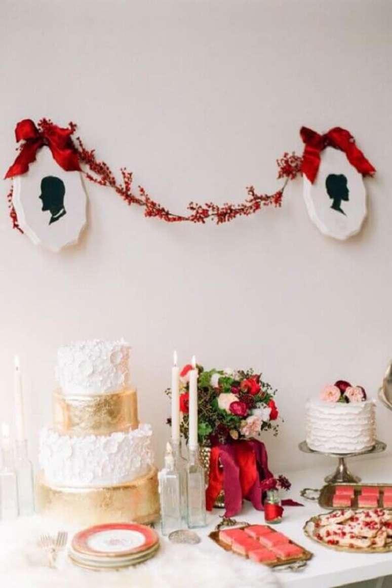 53. Ideia para anivers&aacute;rio de casamento simples &ndash; Foto: Ba&uacute; das Dicas