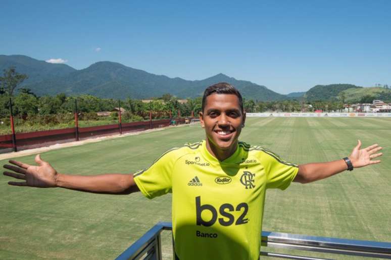 Pedro Rocha conheceu a estrutura do Flamengo nesta terça-feira (Foto: Alexandre Vidal/Flamengo)