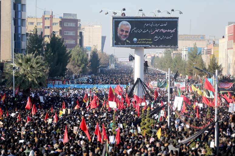 Funeral do general iraniano Qassim Suleimani em Kerman