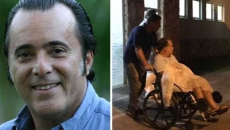 Tony Ramos deixa hospital em cadeira de rodas devido à gastroenterite - Fotos: Divulgação/TV Globo, Bebeto Karolla/Folha de Búzios