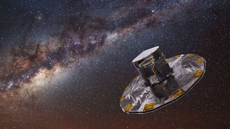 O telescópio Gaia foi lançado em 2013 e tem como missão coletar informações mais precisas sobre as estrelas de nossa galáxia