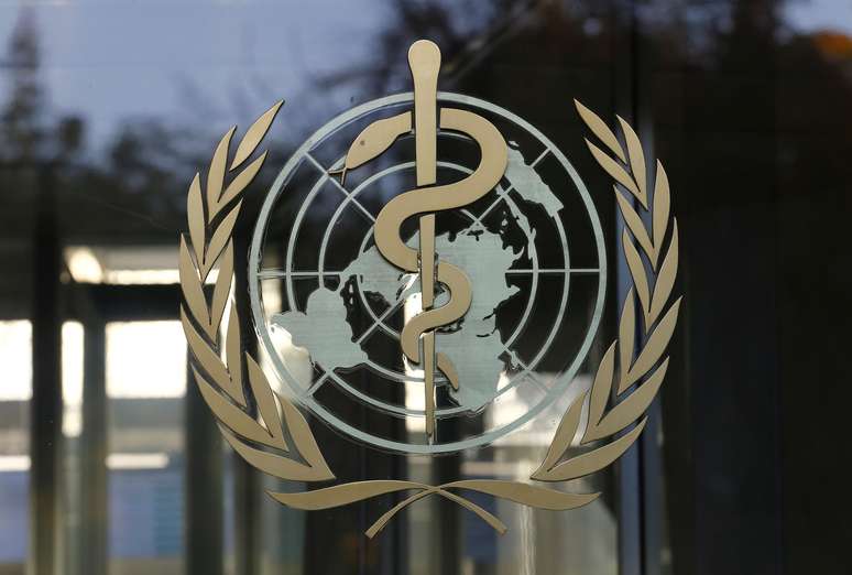 Logo da Organização Mundial da Saúde na sede da entidade em Genebra
22/11/2017 REUTERS/Denis Balibouse 