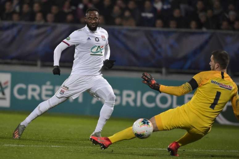 Dembélé é artilheiro do Lyon no Campeonato Francês (AFP)