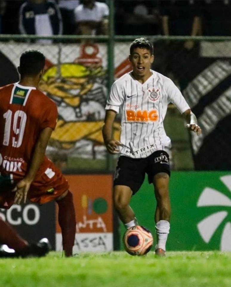 Gabriel Pereira tem sido titular do Corinthians neste início de Copinha (Rodrigo Gazzanel/Agência Corinthians)