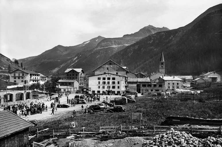 A escolha de Marion por ir a Val d'Isère (acima, em 1939) é algo que até hoje intriga Huguette
