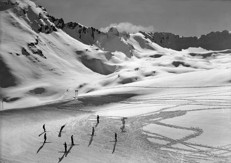 Os Alpes em 1952, depois da guerra