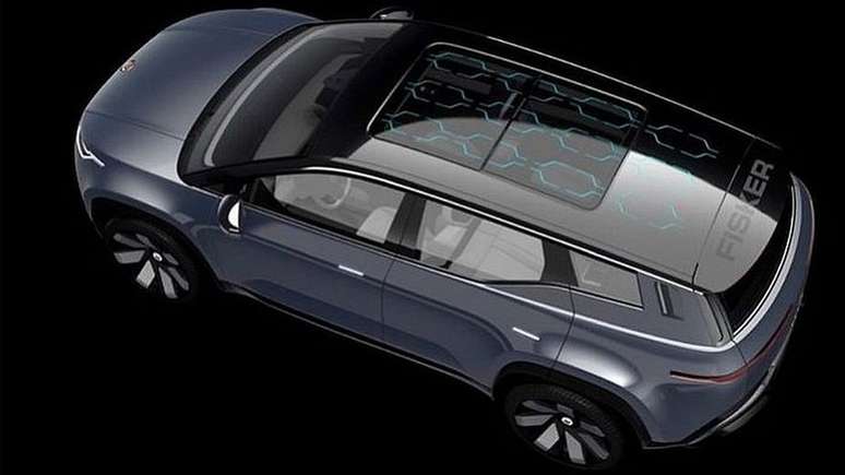 Fisker, um carro com teto de painel solar