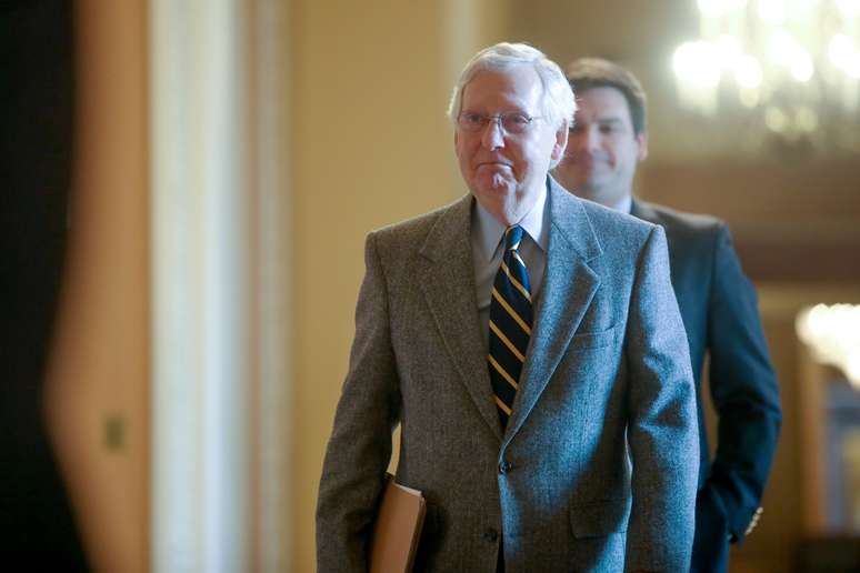 Líder da Maioria no Senado, Mitch McConnell
03/01/2020
REUTERS/Jonathan Ernst