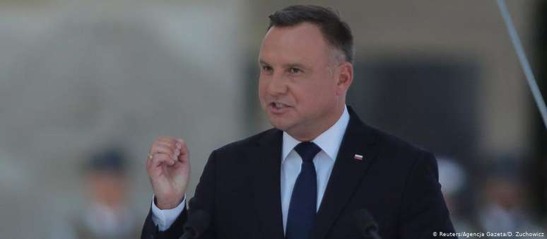 Presidente polonês, Andrzej Duda: "Impossibilidade de falar numa ocasião como essa contraria os interesses da Polônia"