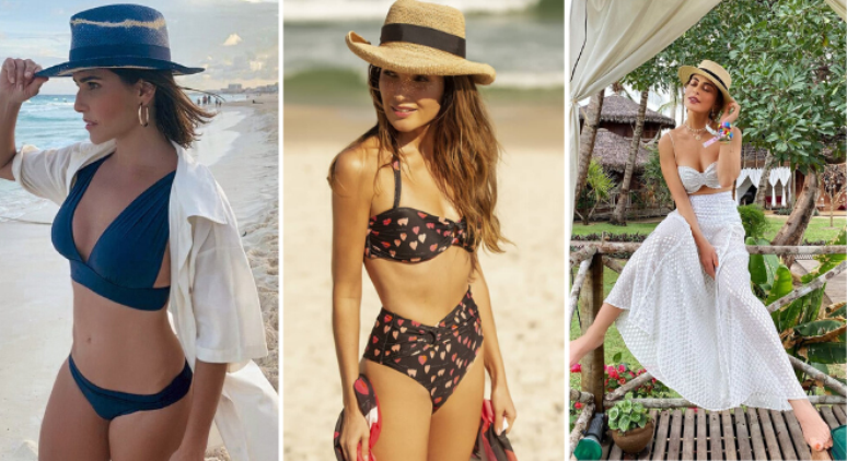 Famosas apostam em modelos de chapéu (Fotos: Reprodução/Instagram)