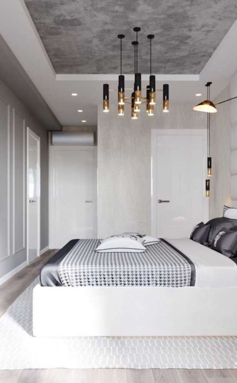 58. O efeito da sanca de isopor &eacute; sempre impressionante. Foto: Decor F&aacute;cil