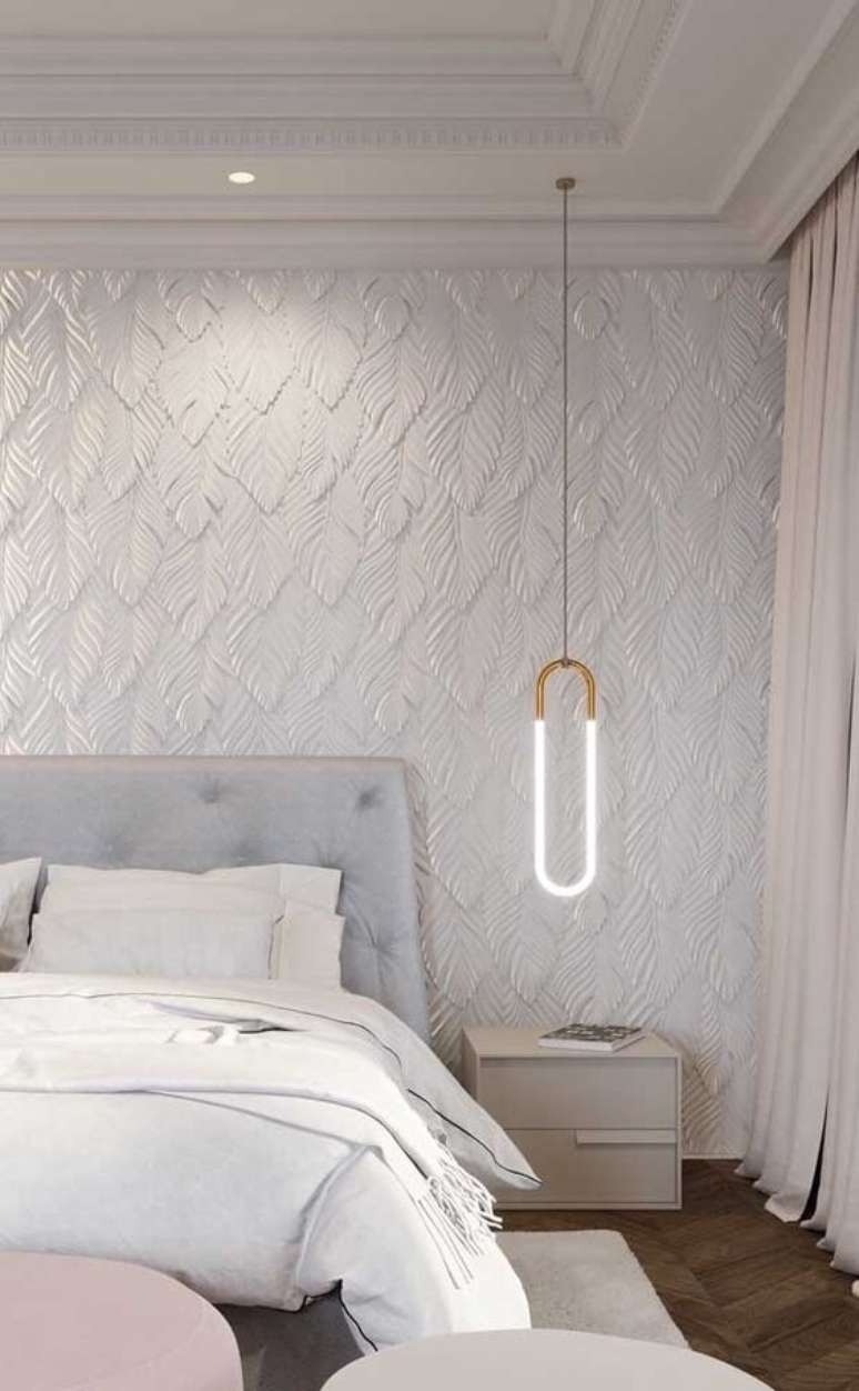 3. Sempre &eacute; poss&iacute;vel ter uma sanca de isopor com ilumina&ccedil;&atilde;o. Foto: Decor F&aacute;cil