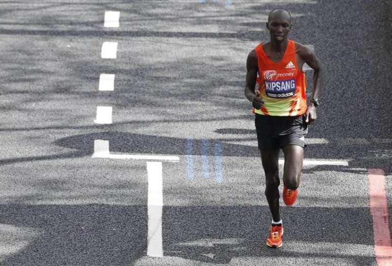 Maratonista queniano Wilson Kipsang
22/04/12
Action Images/Andrew Boyers 