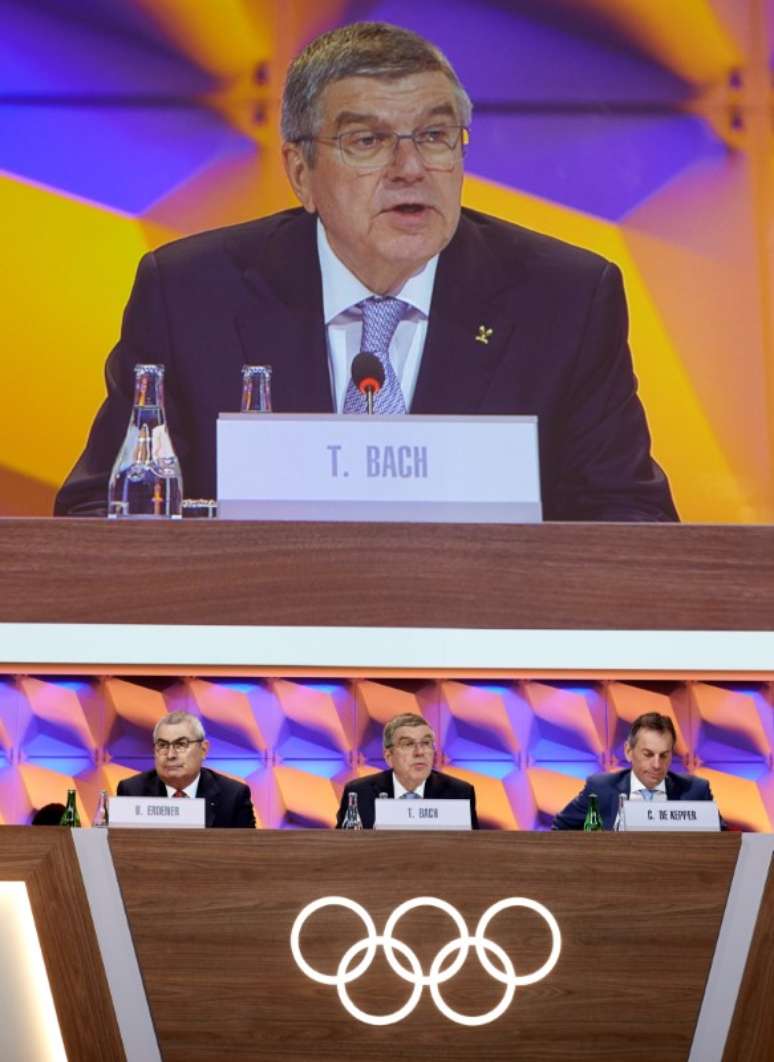 Thomas Bach, presidentedo Comitê Olímpico Internacional (COI). 10/1/2020.  REUTERS/Denis Balibouse