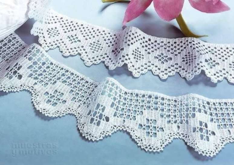 81. Bico de crochê para decoração – Via: Pinterest