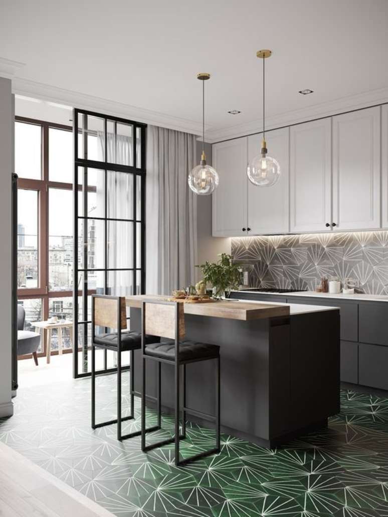 27. Banquetas boas devem ser confort&aacute;veis. Foto: Revista Viva Decora