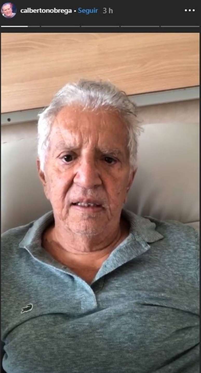 O humorista Carlos Alberto de N&oacute;brega fez uma s&eacute;rie de v&iacute;deos no Instagram para explicar seu estado de sa&uacute;de.