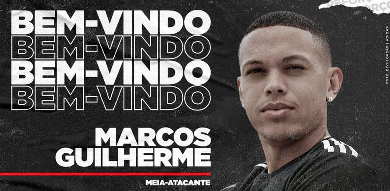 Marcos Guilherme foi anunciado como novo reforço do Internacional (Foto: Divulgação/Internacional)