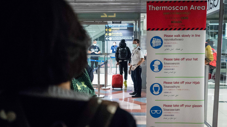 Escaneamento de temperaturas em aeroportos pode ajudar a detectar pessoas infectadas
