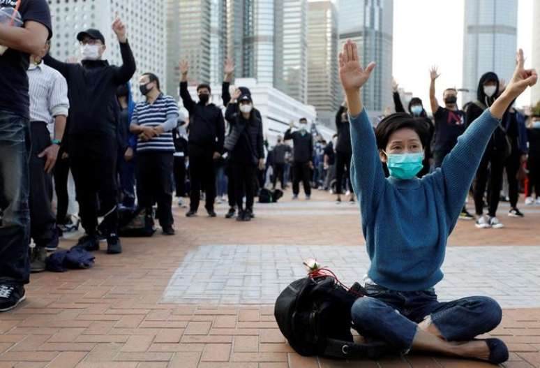 Manifestantes antigoverno protestam em Hong Kong
12/01/2020
REUTERS/Navesh Chitrakar